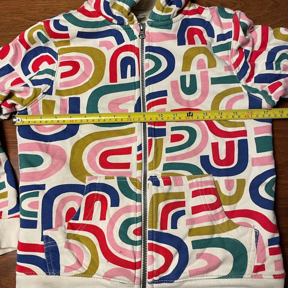 Used Hanna Andersson Colorful Geometric Kids Hoodie